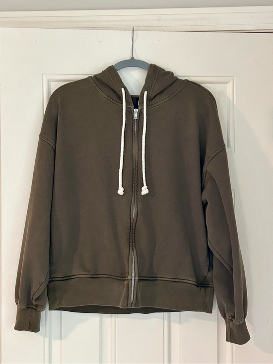 GAP Tops - GAP Heavy Oversized Zip up hoodie Small